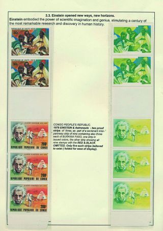 PROFESSOR DR. ALBERT EINSTEIN - 1879-1955 – sheet 47