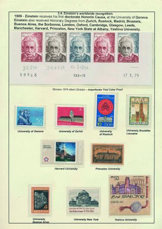 PROFESSOR DR. ALBERT EINSTEIN - 1879-1955 – sheet 48