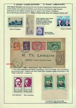PROFESSOR DR. ALBERT EINSTEIN - 1879-1955 – sheet 51