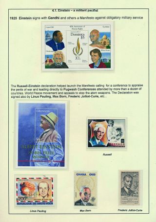 PROFESSOR DR. ALBERT EINSTEIN - 1879-1955 – sheet 52