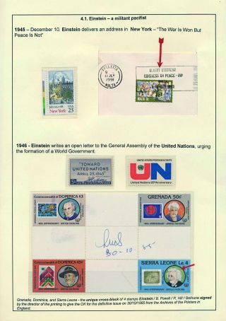 PROFESSOR DR. ALBERT EINSTEIN - 1879-1955 – sheet 53