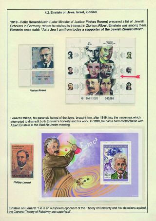 PROFESSOR DR. ALBERT EINSTEIN - 1879-1955 – sheet 55