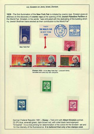 PROFESSOR DR. ALBERT EINSTEIN - 1879-1955 – sheet 58