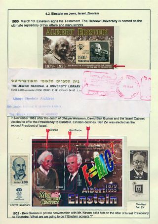 PROFESSOR DR. ALBERT EINSTEIN - 1879-1955 – sheet 59