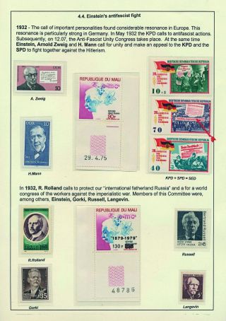 PROFESSOR DR. ALBERT EINSTEIN - 1879-1955 – sheet 64