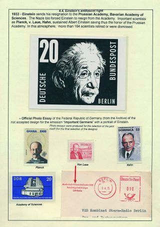 PROFESSOR DR. ALBERT EINSTEIN - 1879-1955 – Blatt 65
