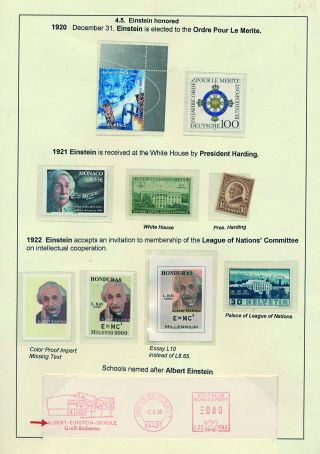 PROFESSOR DR. ALBERT EINSTEIN - 1879-1955 – Blatt 66