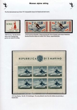 THE WORLD OF SKIING – sheet 53