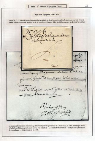 LUCEMBURSKO - PŘEDZNÁMKOVÉ OBDOBÍ: POŠTOVNÍ HISTORIE – list 5
