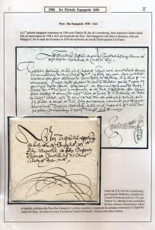 LUCEMBURSKO - PŘEDZNÁMKOVÉ OBDOBÍ: POŠTOVNÍ HISTORIE – list 8