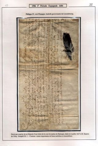 LUCEMBURSKO - PŘEDZNÁMKOVÉ OBDOBÍ: POŠTOVNÍ HISTORIE – list 9