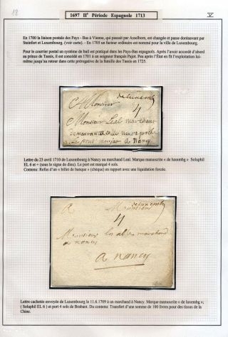 LUXEMBURG - VORPHILA: DIE POSTGESCHICHTE – Blatt 17