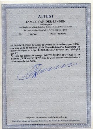 LUXEMBURG - VORPHILA: DIE POSTGESCHICHTE – Blatt 80