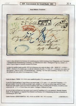 LUXEMBURG - VORPHILA: DIE POSTGESCHICHTE – Blatt 90