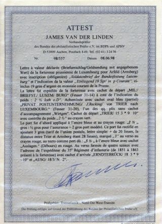 LUXEMBURG - VORPHILA: DIE POSTGESCHICHTE – Blatt 91