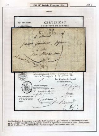 LUXEMBURG - VORPHILA: DIE POSTGESCHICHTE – Blatt 93