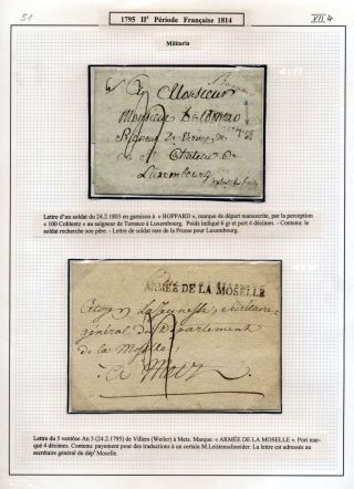 LUXEMBURG - VORPHILA: DIE POSTGESCHICHTE – Blatt 94