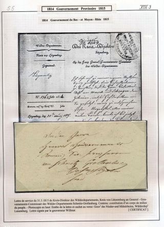 LUXEMBURG - VORPHILA: DIE POSTGESCHICHTE – Blatt 99