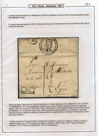 LUXEMBURG - VORPHILA: DIE POSTGESCHICHTE – Blatt 104