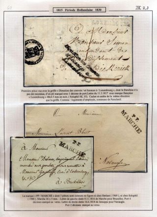 LUXEMBURG - VORPHILA: DIE POSTGESCHICHTE – Blatt 105