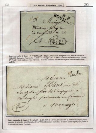 LUXEMBURG - VORPHILA: DIE POSTGESCHICHTE – Blatt 107