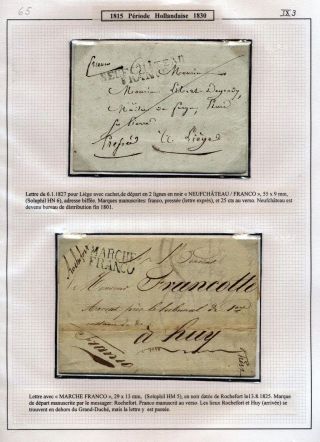 LUXEMBURG - VORPHILA: DIE POSTGESCHICHTE – Blatt 111