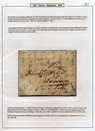 LUXEMBURG - VORPHILA: DIE POSTGESCHICHTE – Blatt 113