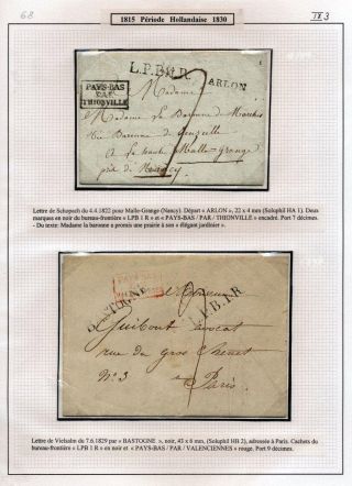 LUXEMBURG - VORPHILA: DIE POSTGESCHICHTE – Blatt 114