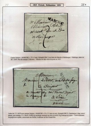 LUXEMBURG - VORPHILA: DIE POSTGESCHICHTE – Blatt 124