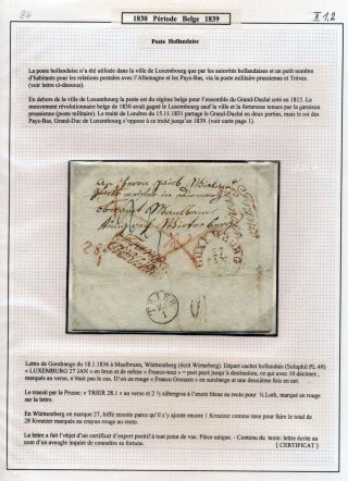 LUXEMBURG - VORPHILA: DIE POSTGESCHICHTE – Blatt 131