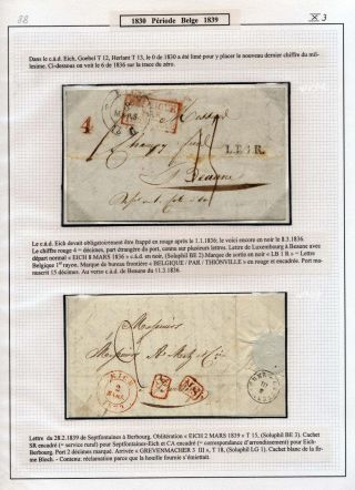LUXEMBURG - VORPHILA: DIE POSTGESCHICHTE – Blatt 137