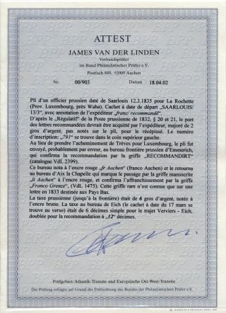LUXEMBURG - VORPHILA: DIE POSTGESCHICHTE – Blatt 139