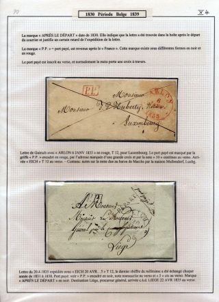 LUXEMBURG - VORPHILA: DIE POSTGESCHICHTE – Blatt 140
