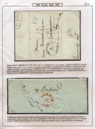 LUXEMBURG - VORPHILA: DIE POSTGESCHICHTE – Blatt 141
