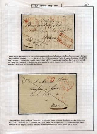 LUXEMBURG - VORPHILA: DIE POSTGESCHICHTE – Blatt 144