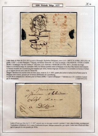 LUXEMBURG - VORPHILA: DIE POSTGESCHICHTE – Blatt 145