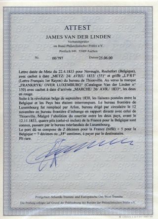 LUXEMBURG - VORPHILA: DIE POSTGESCHICHTE – Blatt 146
