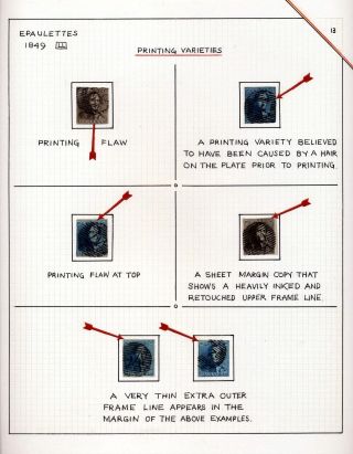 "EPAULETTES":  A SPECIALIZED STUDY OF BELGIUM`S FIRST POSTAGE STAMPS AND SUBSEQUENT ISSUES – sheet 13