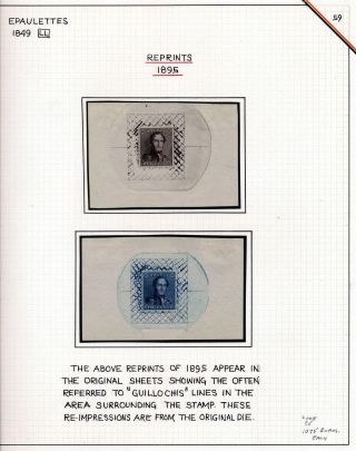 "EPAULETTES":  A SPECIALIZED STUDY OF BELGIUM`S FIRST POSTAGE STAMPS AND SUBSEQUENT ISSUES – sheet 59