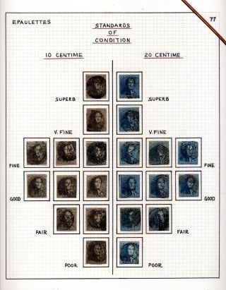 "EPAULETTES":  A SPECIALIZED STUDY OF BELGIUM`S FIRST POSTAGE STAMPS AND SUBSEQUENT ISSUES – sheet 77