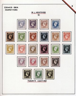 "EPAULETTES":  A SPECIALIZED STUDY OF BELGIUM`S FIRST POSTAGE STAMPS AND SUBSEQUENT ISSUES – sheet 88