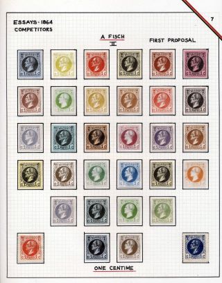 "EPAULETTES":  A SPECIALIZED STUDY OF BELGIUM`S FIRST POSTAGE STAMPS AND SUBSEQUENT ISSUES – sheet 90