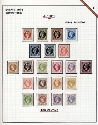 "EPAULETTES":  A SPECIALIZED STUDY OF BELGIUM`S FIRST POSTAGE STAMPS AND SUBSEQUENT ISSUES – sheet 91