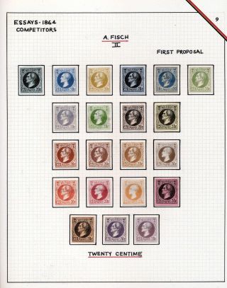 "EPAULETTES":  A SPECIALIZED STUDY OF BELGIUM`S FIRST POSTAGE STAMPS AND SUBSEQUENT ISSUES – sheet 92
