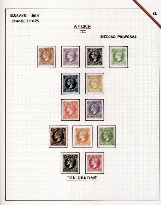 "EPAULETTES":  A SPECIALIZED STUDY OF BELGIUM`S FIRST POSTAGE STAMPS AND SUBSEQUENT ISSUES – sheet 95