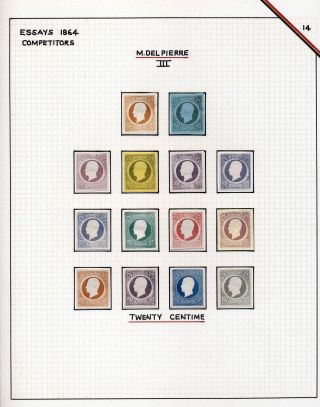 "EPAULETTES":  A SPECIALIZED STUDY OF BELGIUM`S FIRST POSTAGE STAMPS AND SUBSEQUENT ISSUES – sheet 97