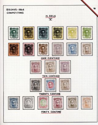 "EPAULETTES":  A SPECIALIZED STUDY OF BELGIUM`S FIRST POSTAGE STAMPS AND SUBSEQUENT ISSUES – sheet 99