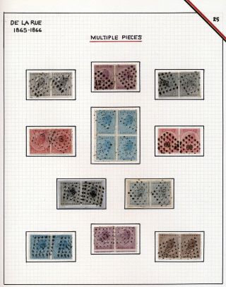 "EPAULETTES":  A SPECIALIZED STUDY OF BELGIUM`S FIRST POSTAGE STAMPS AND SUBSEQUENT ISSUES – sheet 107