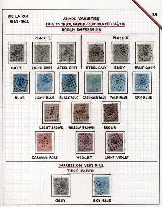 "EPAULETTES":  A SPECIALIZED STUDY OF BELGIUM`S FIRST POSTAGE STAMPS AND SUBSEQUENT ISSUES – sheet 110
