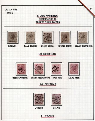 "EPAULETTES":  A SPECIALIZED STUDY OF BELGIUM`S FIRST POSTAGE STAMPS AND SUBSEQUENT ISSUES – sheet 112